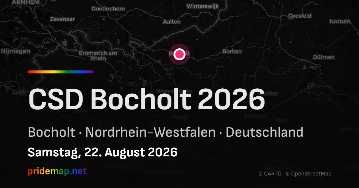 CSD Bocholt 2026 — Bocholt, Deutschland