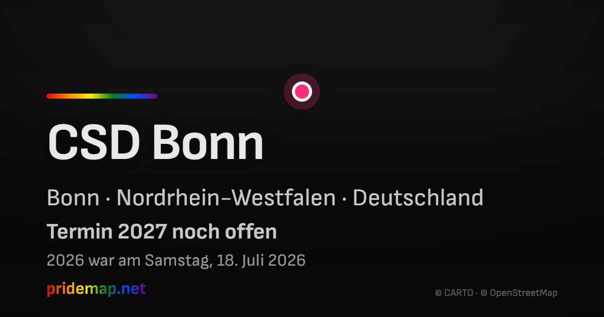 CSD Bonn — Bonn, Germany