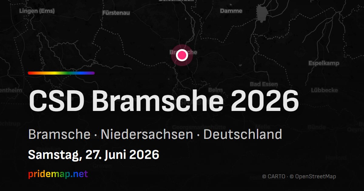 CSD Bramsche 2026 — Bramsche, Germany