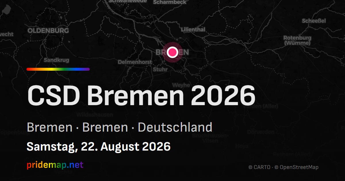 CSD Bremen 2026 — Bremen, Deutschland