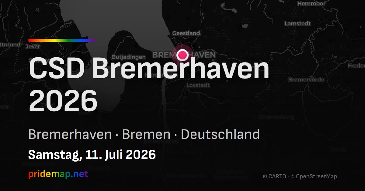 CSD Bremerhaven 2026 — Bremerhaven, Deutschland