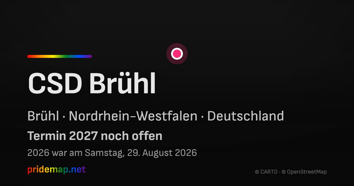 CSD Brühl — Brühl, Deutschland