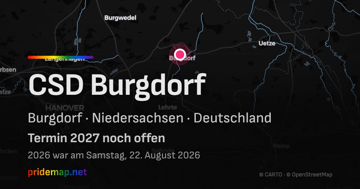 CSD Burgdorf — Burgdorf, Deutschland