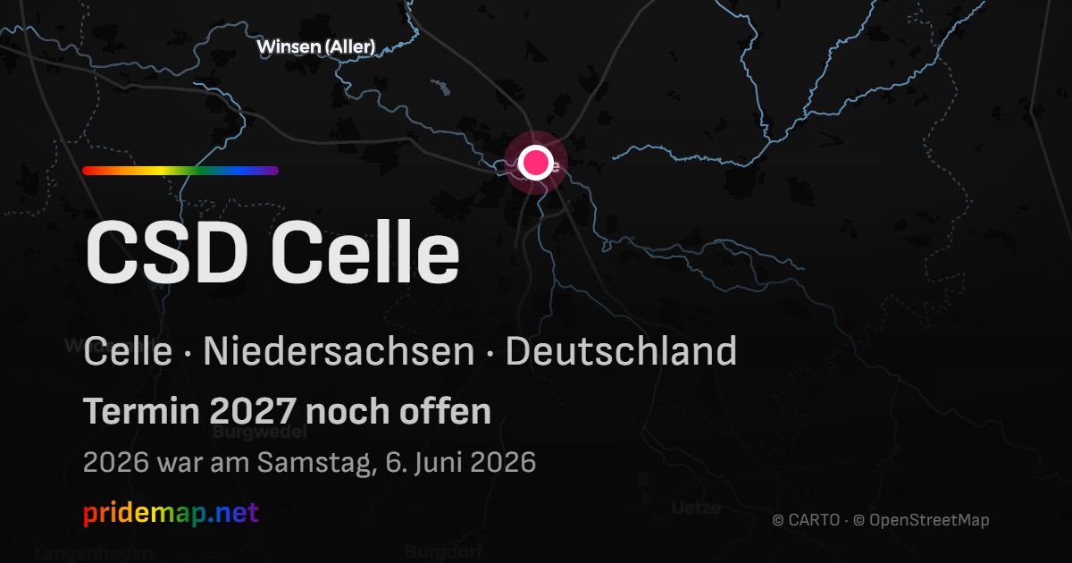 CSD Celle — Celle, Deutschland