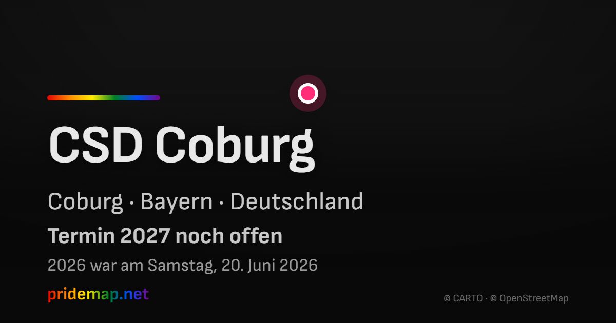 CSD Coburg — Coburg, Germany