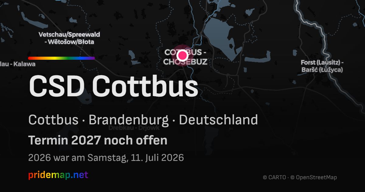 CSD Cottbus — Cottbus, Deutschland