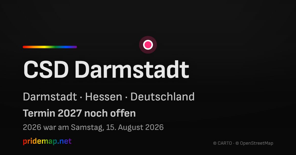 CSD Darmstadt — Darmstadt, Deutschland
