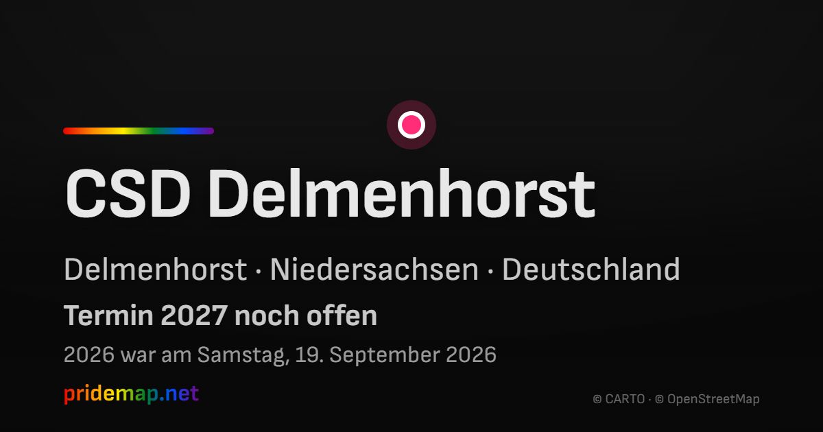 CSD Delmenhorst — Delmenhorst, Deutschland