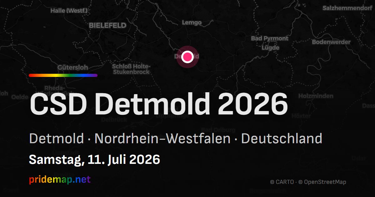 CSD Detmold 2026 — Detmold, Germany