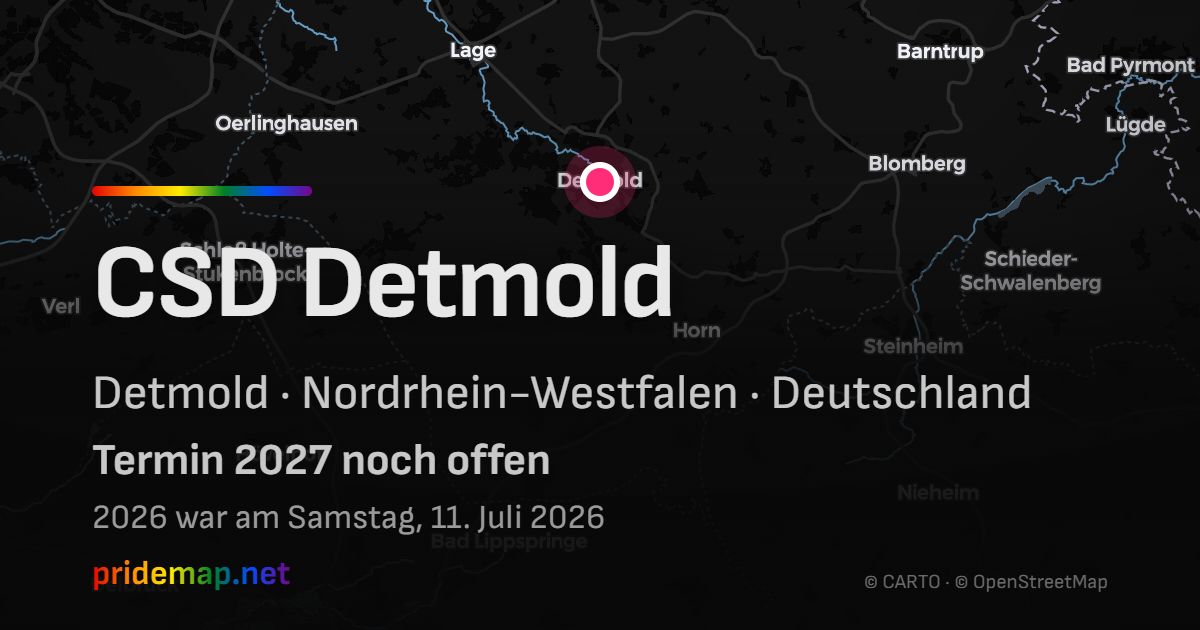 CSD Detmold — Detmold, Germany