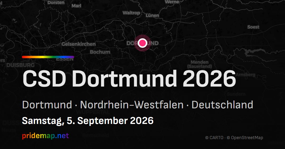 CSD Dortmund 2026 — Dortmund, Germany