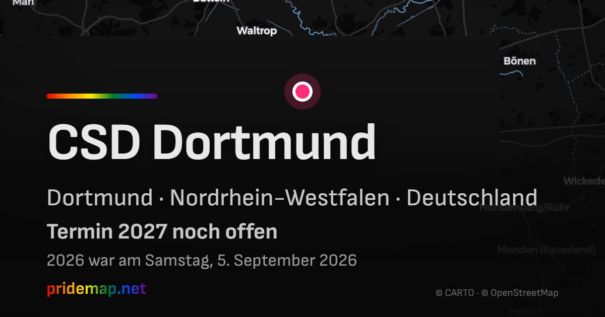 CSD Dortmund — Dortmund, Deutschland