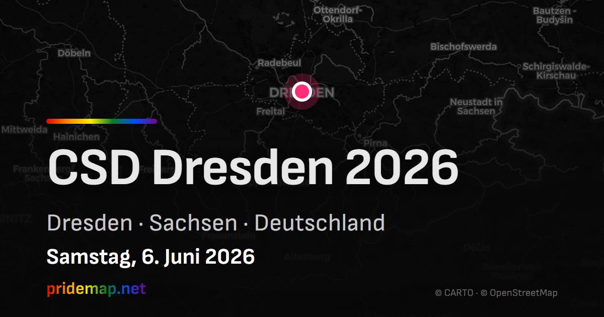 CSD Dresden 2026 — Dresden, Deutschland