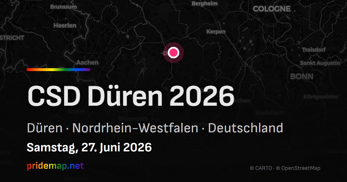 CSD Düren 2026 — Düren, Germany