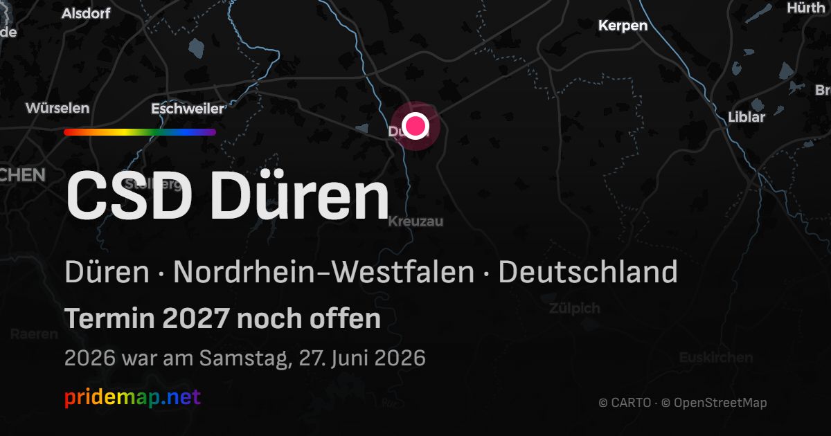 CSD Düren — Düren, Deutschland