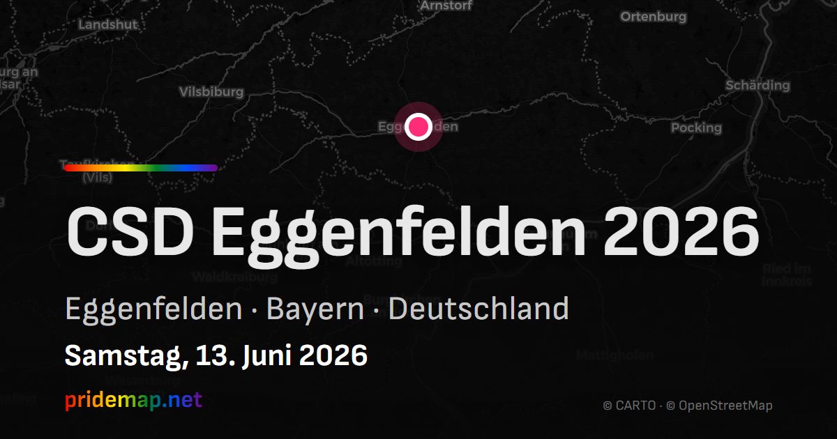 CSD Eggenfelden 2026 — Eggenfelden, Germany