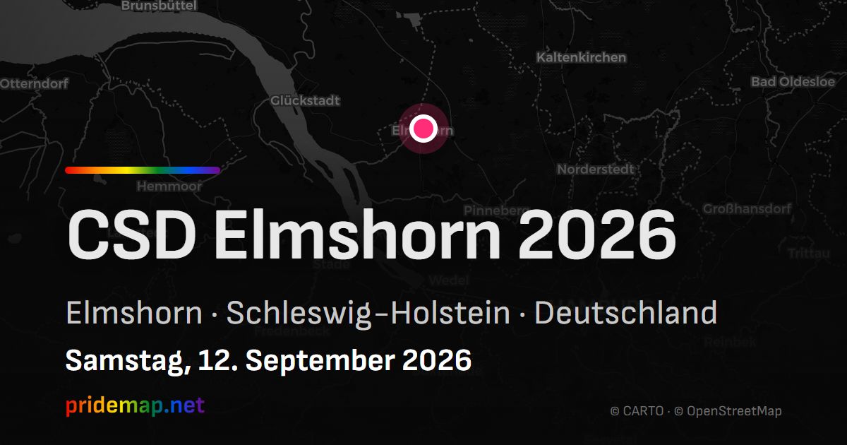 CSD Elmshorn 2026 — Elmshorn, Deutschland