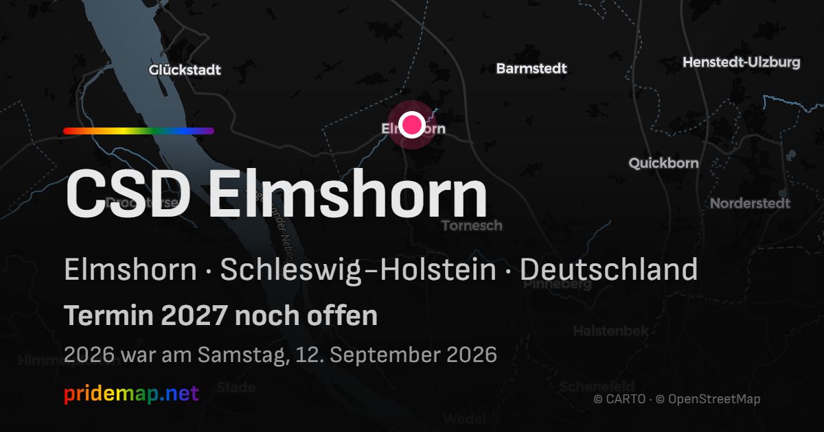 CSD Elmshorn — Elmshorn, Deutschland