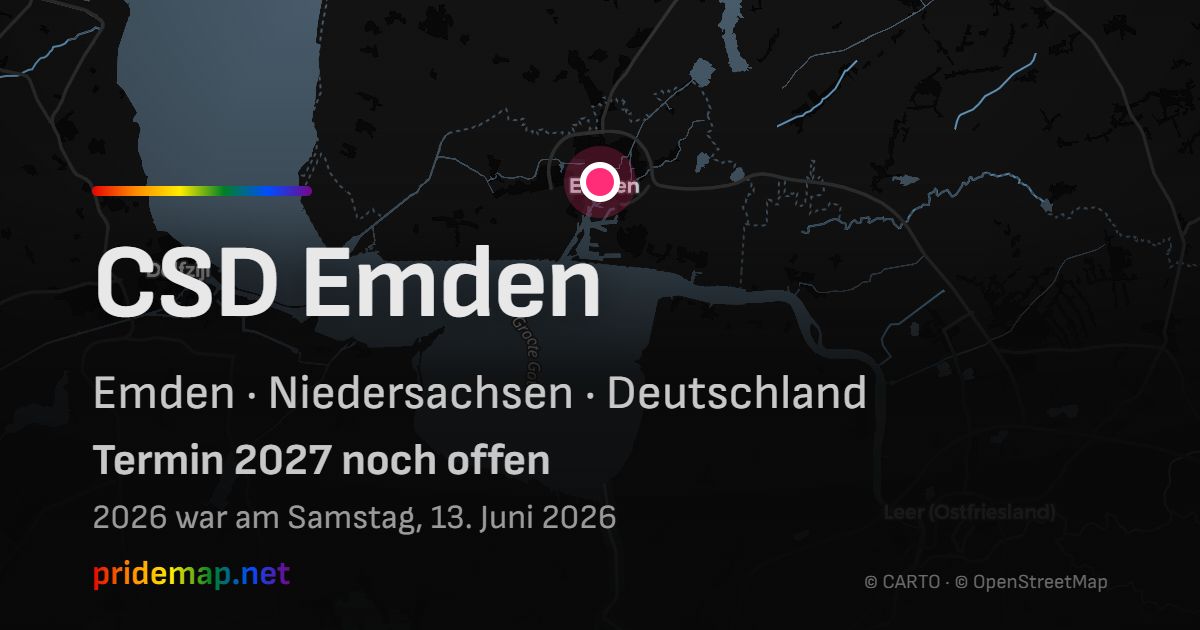 CSD Emden — Emden, Deutschland