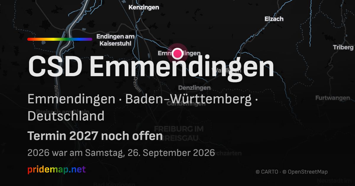 CSD Emmendingen — Emmendingen, Deutschland