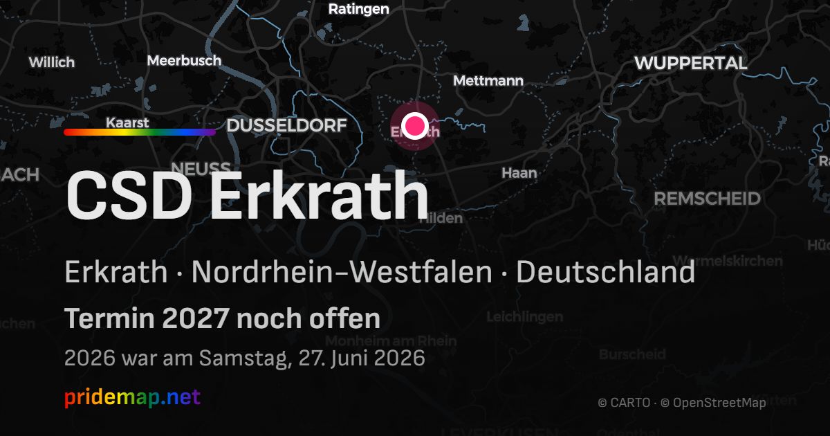 CSD Erkrath — Erkrath, Deutschland
