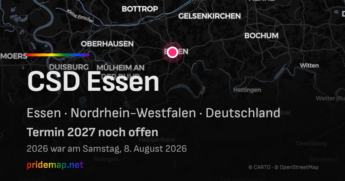 CSD Essen — Essen, Deutschland