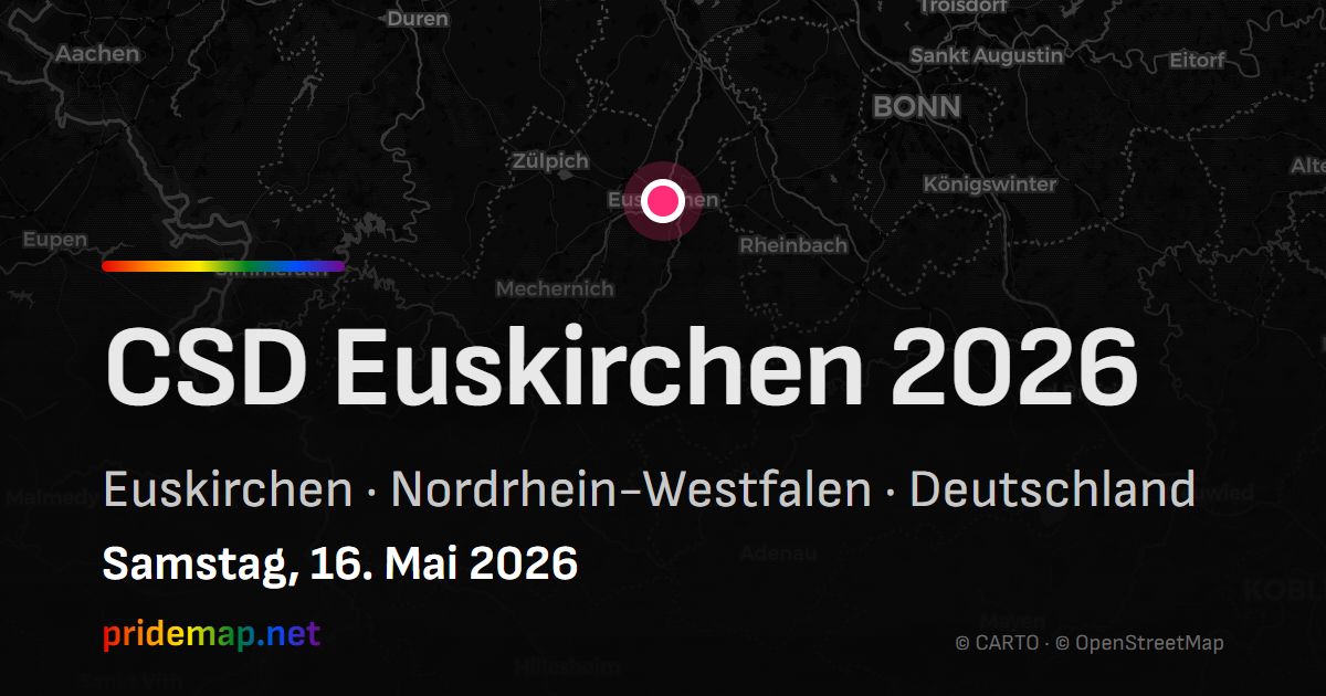 CSD Euskirchen 2026 — Euskirchen, Deutschland