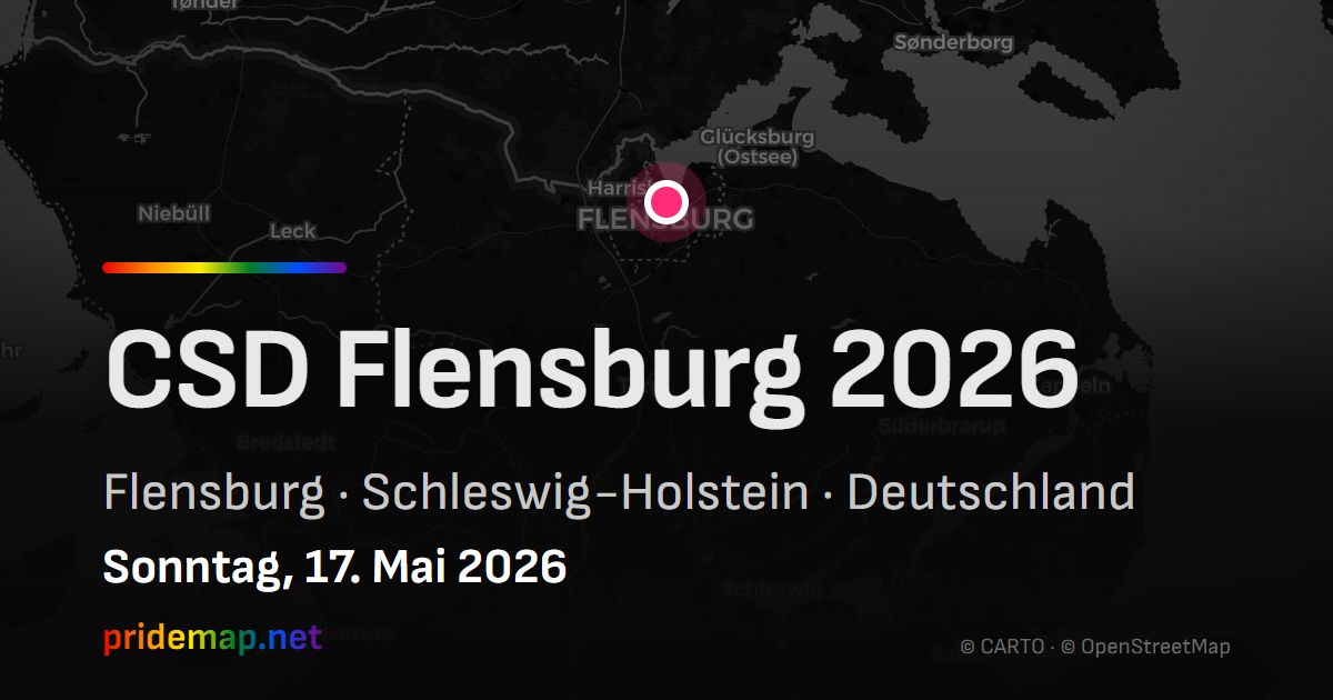 CSD Flensburg 2026 — Flensburg, Deutschland