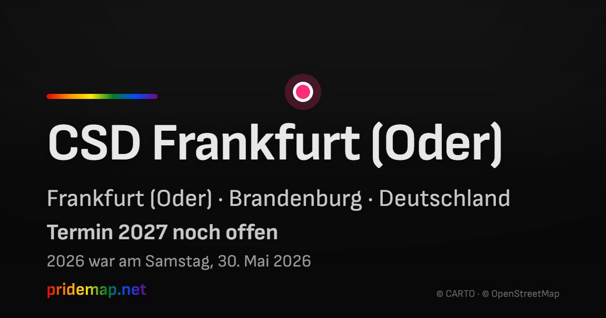 CSD Frankfurt (Oder) — Frankfurt (Oder), Germany