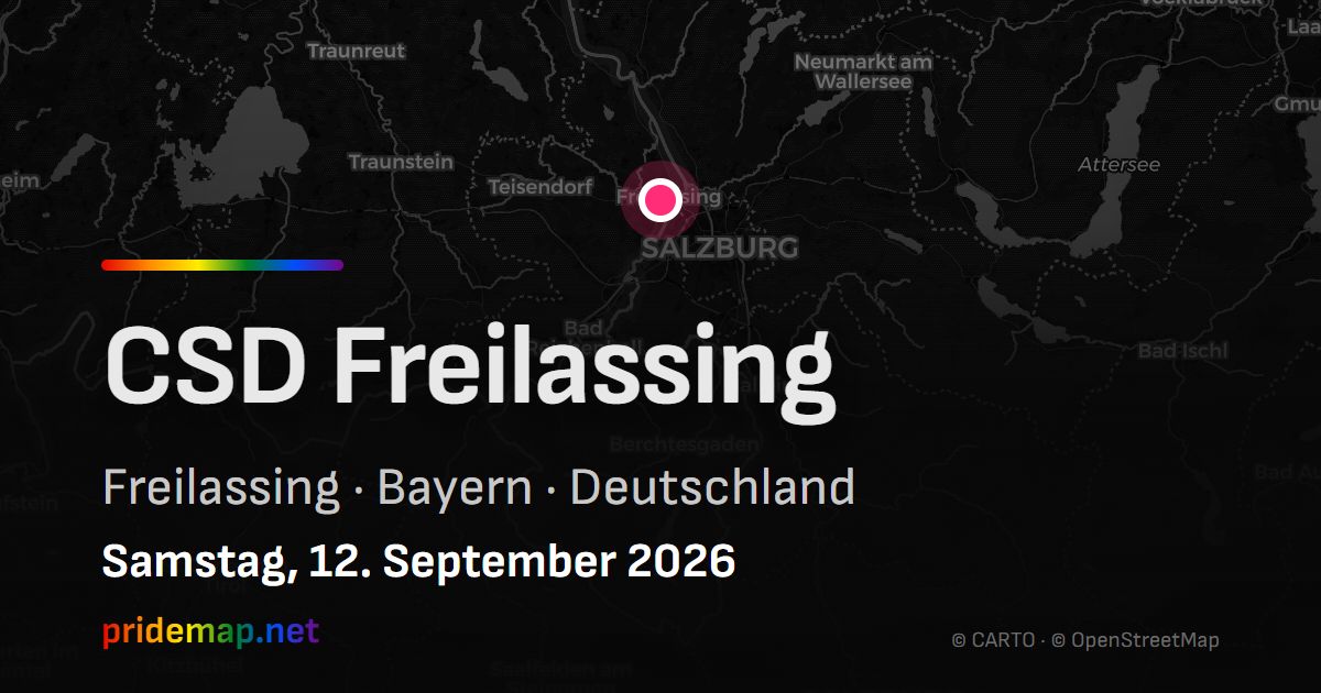 CSD Freilassing — Freilassing, Deutschland