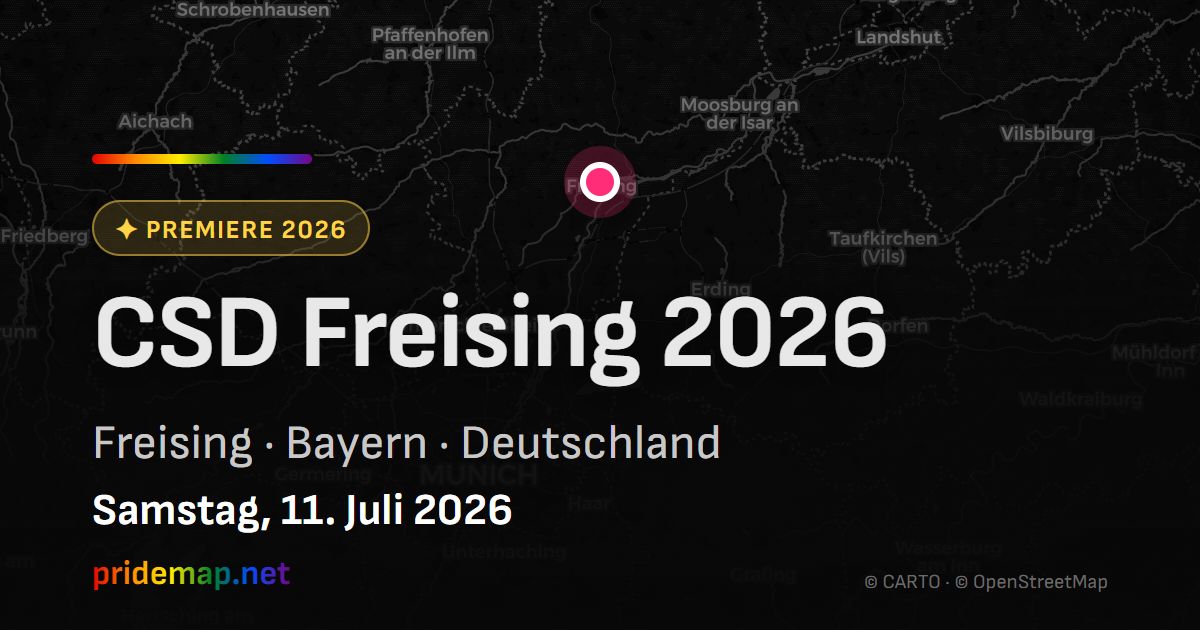 CSD Freising 2026 — Freising, Deutschland