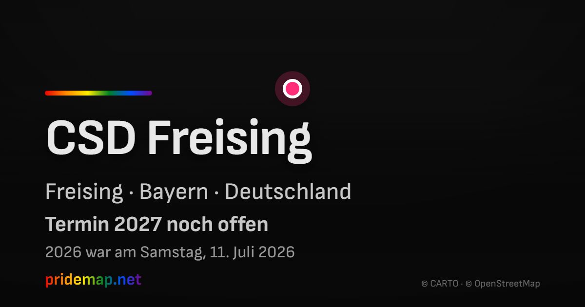 CSD Freising — Freising, Deutschland