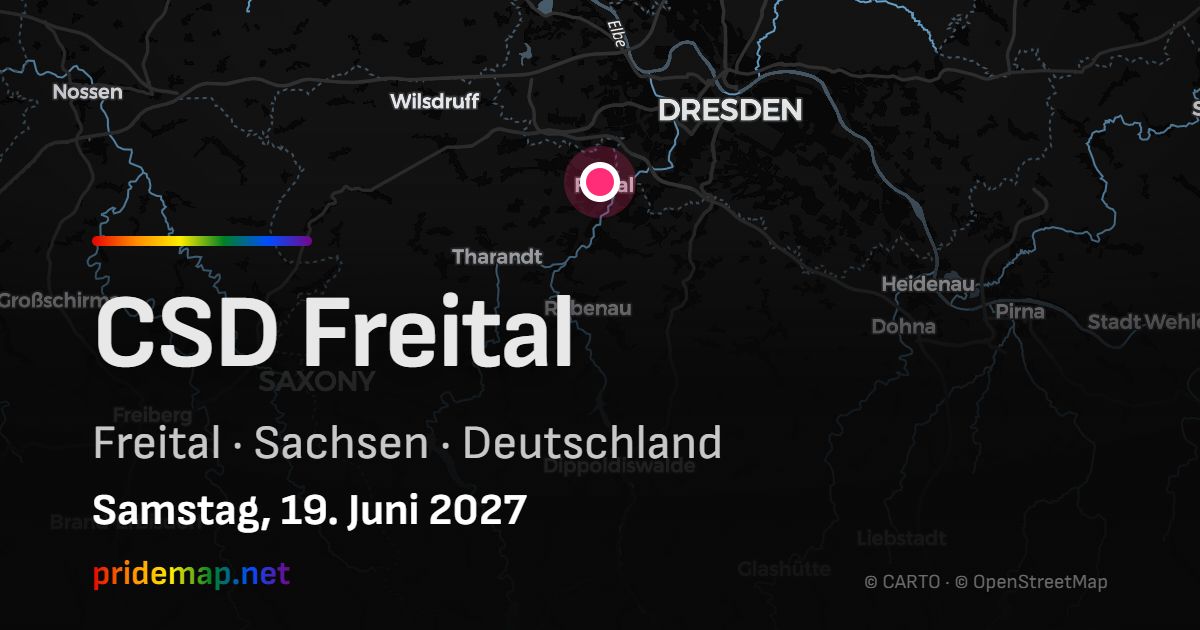 CSD Freital — Freital, Deutschland