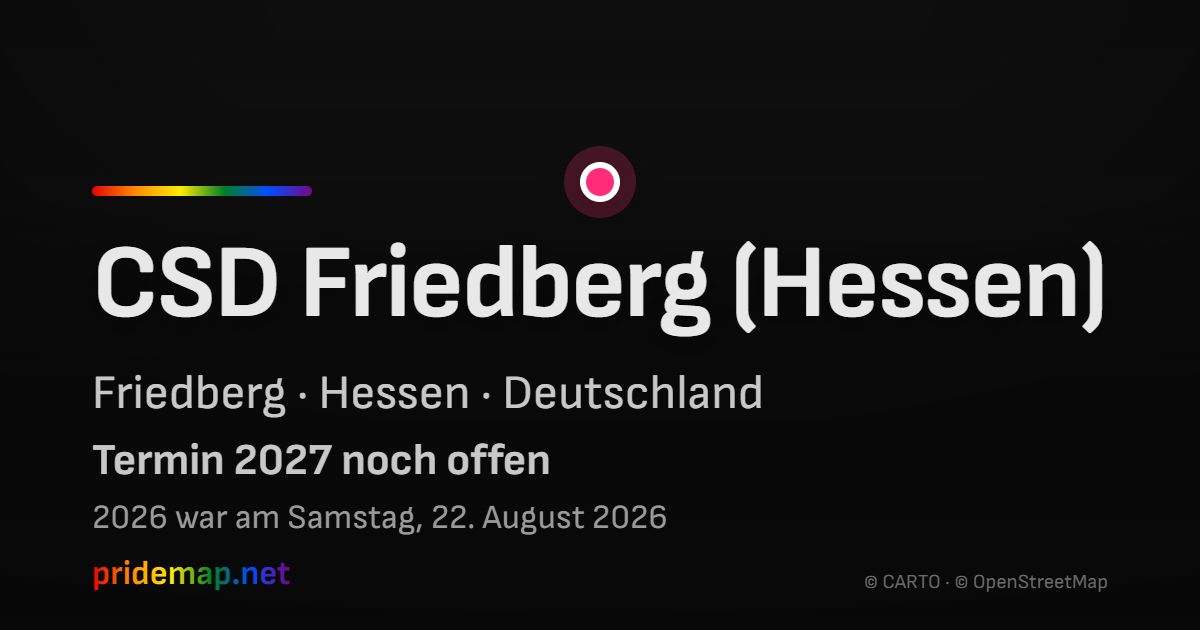 CSD Friedberg (Hessen) — Friedberg, Germany