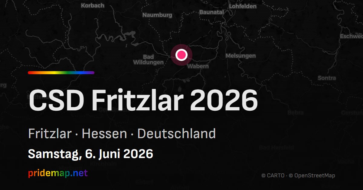 CSD Fritzlar 2026 — Fritzlar, Germany