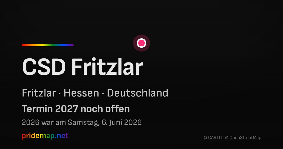 CSD Fritzlar — Fritzlar, Deutschland