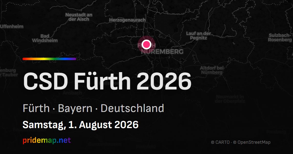 CSD Fürth 2026 — Fürth, Germany
