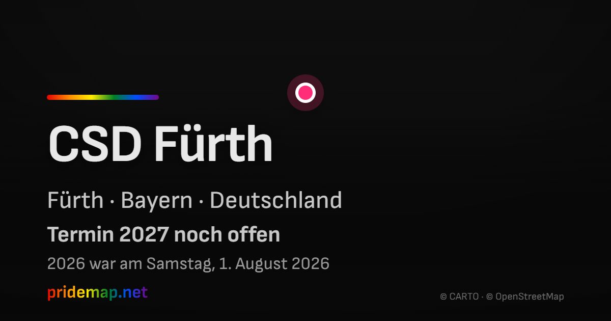 CSD Fürth — Fürth, Deutschland