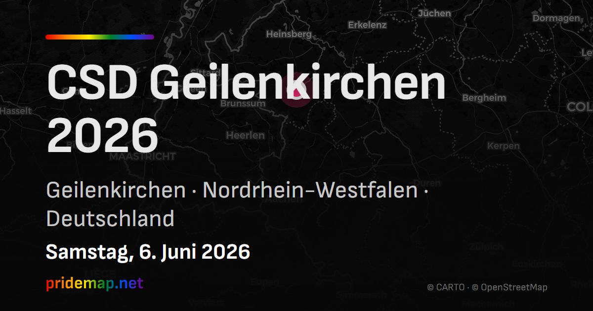CSD Geilenkirchen 2026 — Geilenkirchen, Deutschland