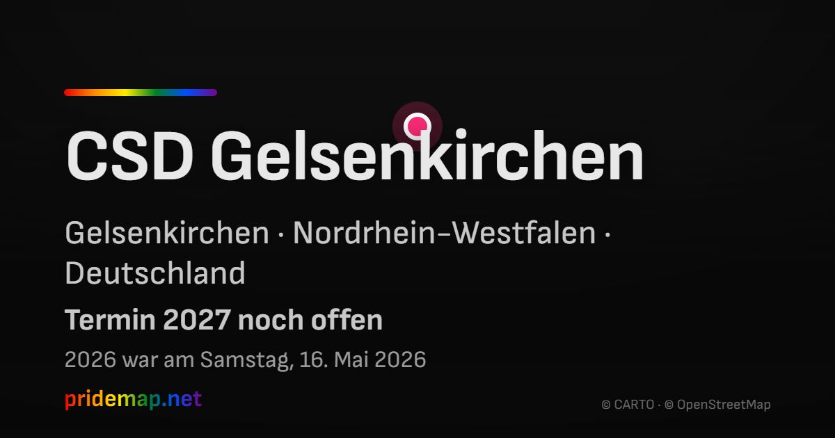CSD Gelsenkirchen — Gelsenkirchen, Deutschland