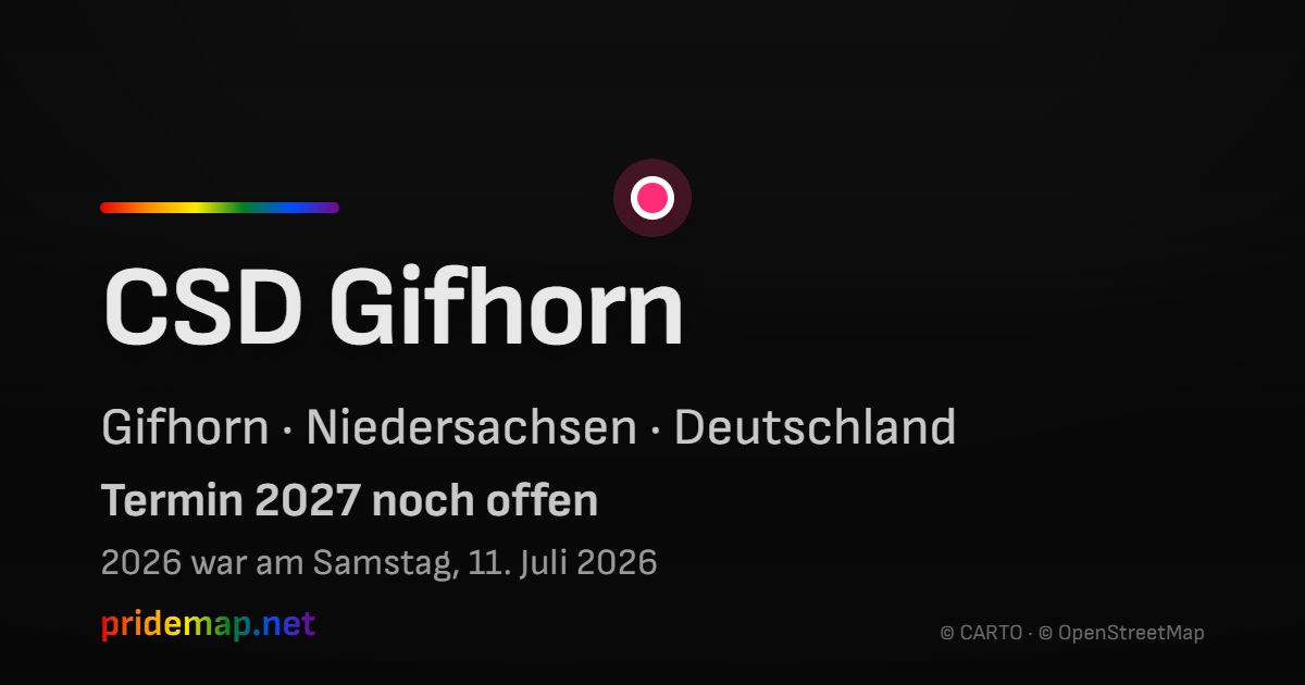 CSD Gifhorn — Gifhorn, Deutschland