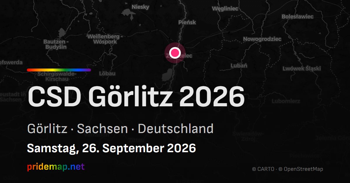 CSD Görlitz 2026 — Görlitz, Deutschland
