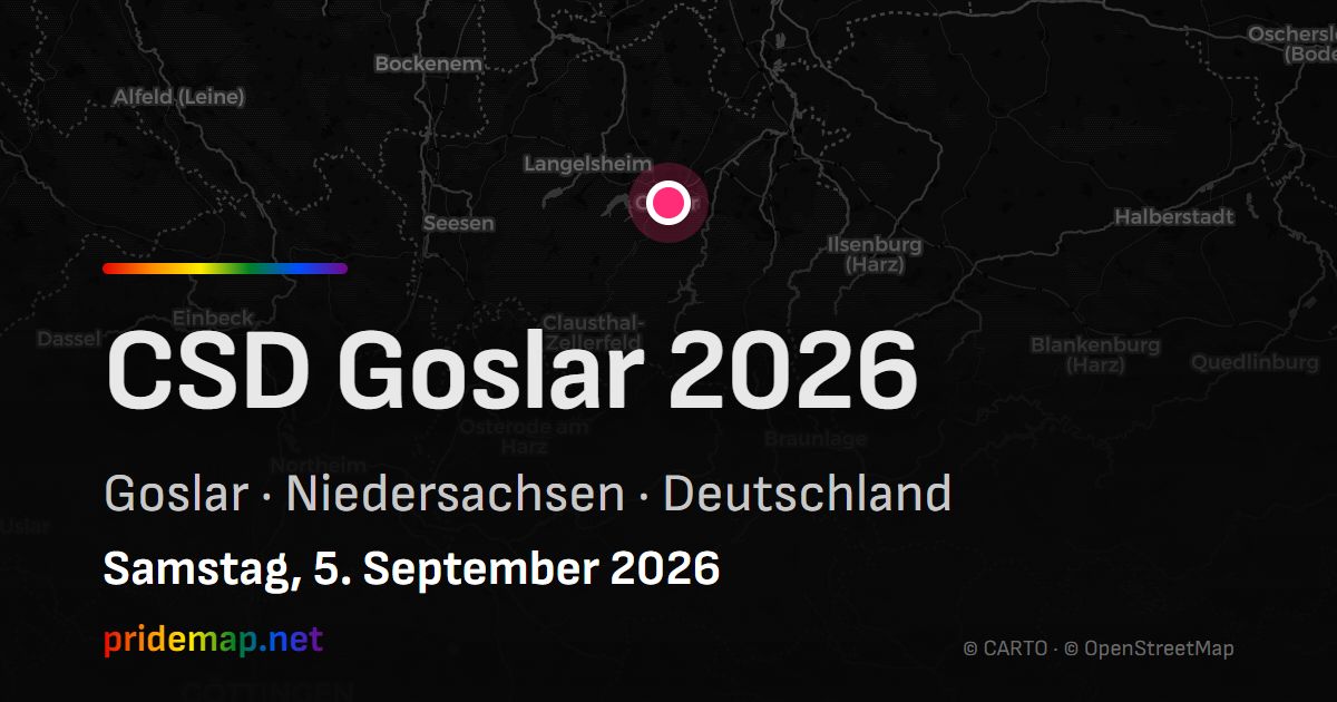 CSD Goslar 2026 — Goslar, Germany