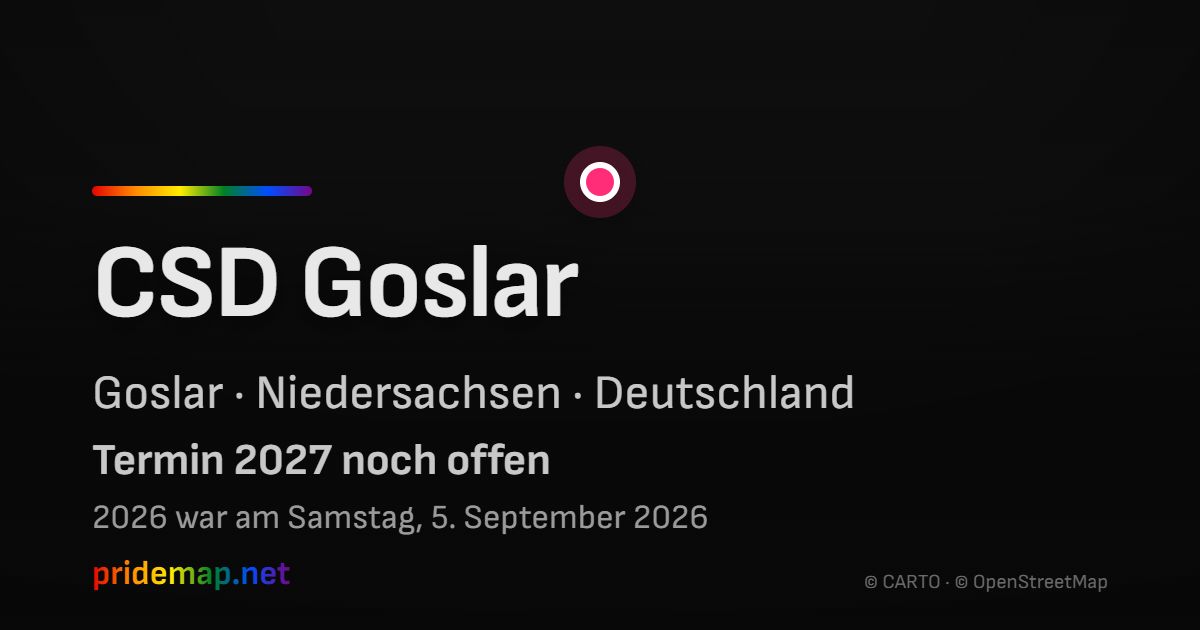 CSD Goslar — Goslar, Deutschland