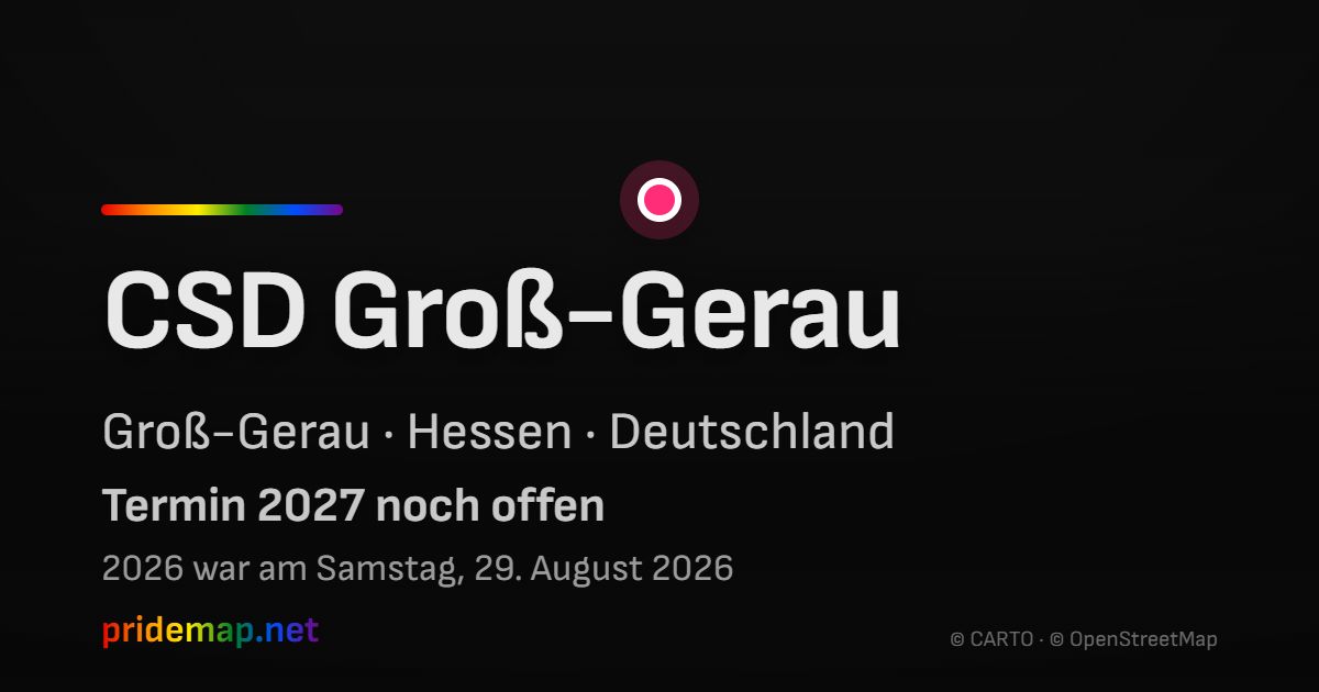 CSD Groß-Gerau — Groß-Gerau, Deutschland