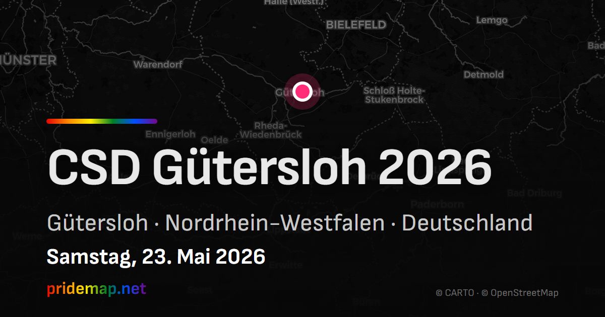CSD Gütersloh 2026 — Gütersloh, Deutschland