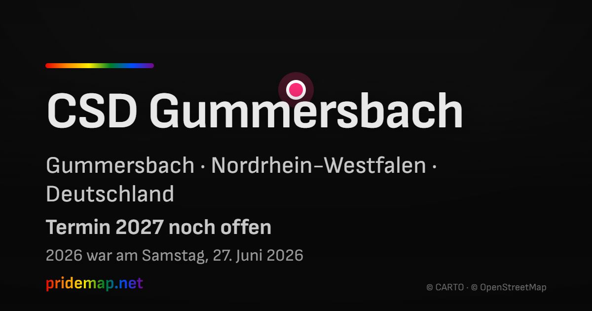 CSD Gummersbach — Gummersbach, Deutschland