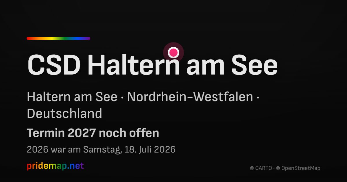 CSD Haltern am See — Haltern am See, Germany