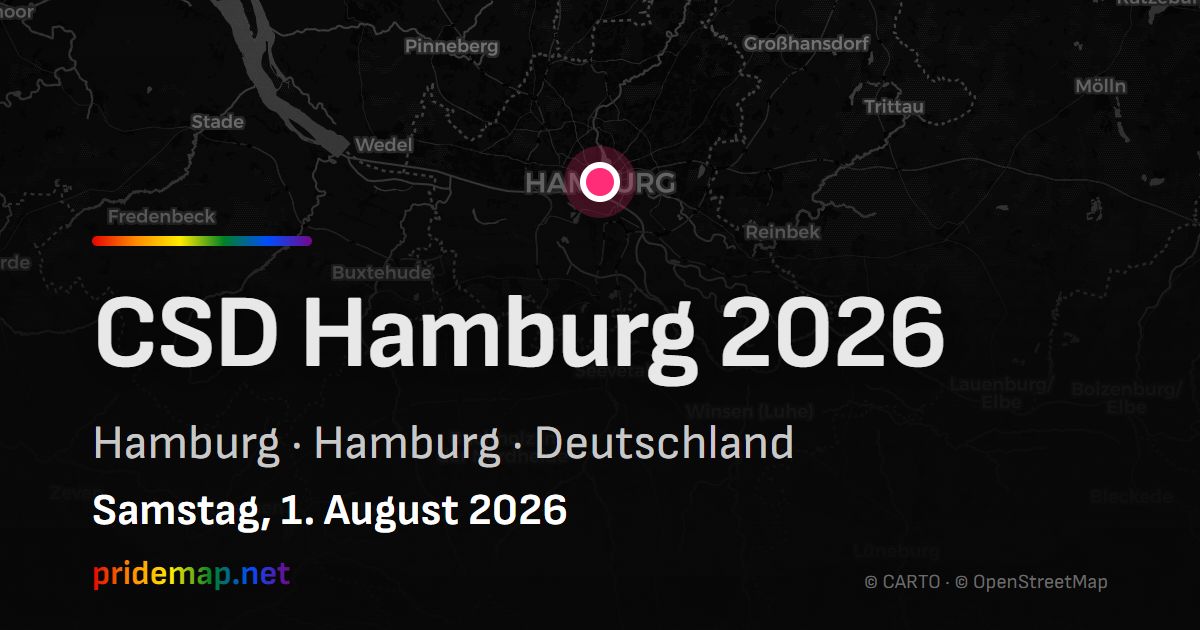 CSD Hamburg 2026 — Hamburg, Deutschland