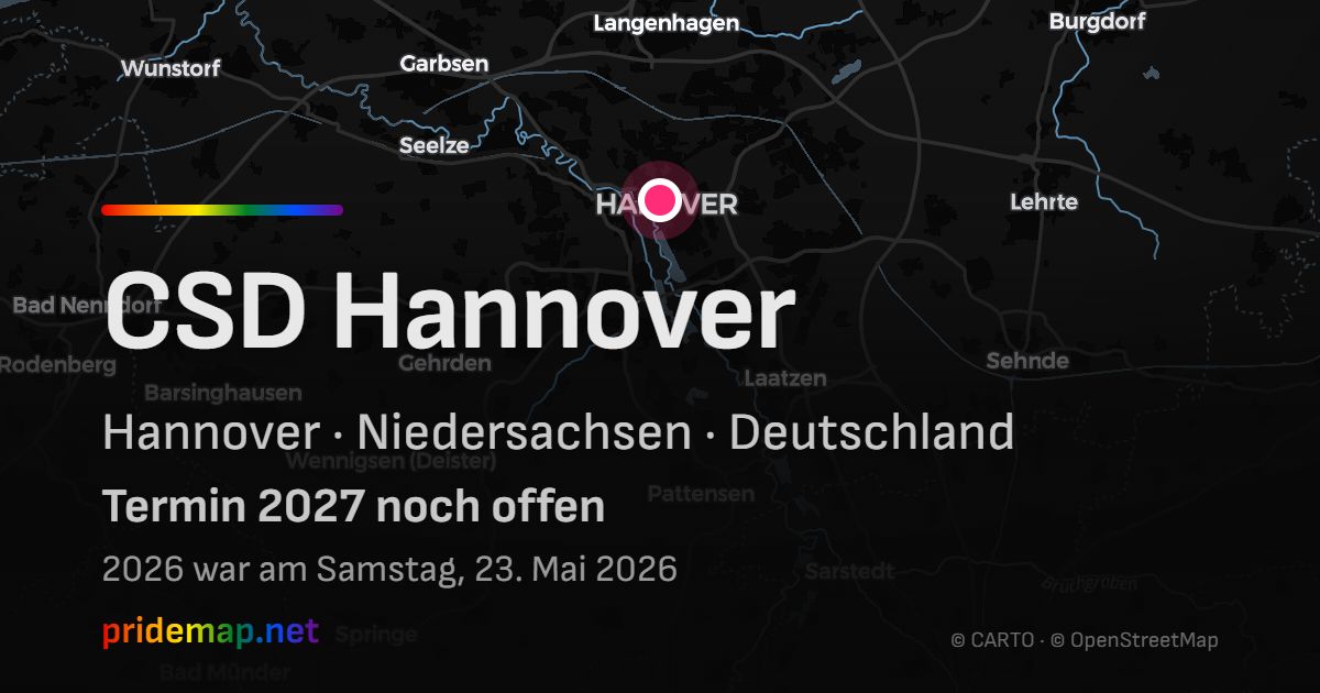 CSD Hannover — Hannover, Deutschland